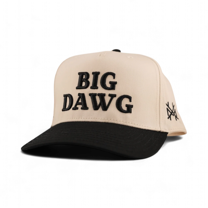 Big Dawg Snapback Hat - Natural & Black