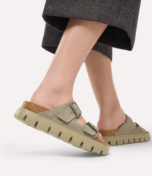 Arizona Chunky Suede Leather - Taupe Tonal