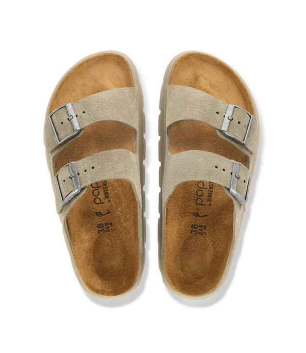 Arizona Chunky Suede Leather - Taupe Tonal