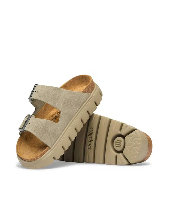 Arizona Chunky Suede Leather - Taupe Tonal
