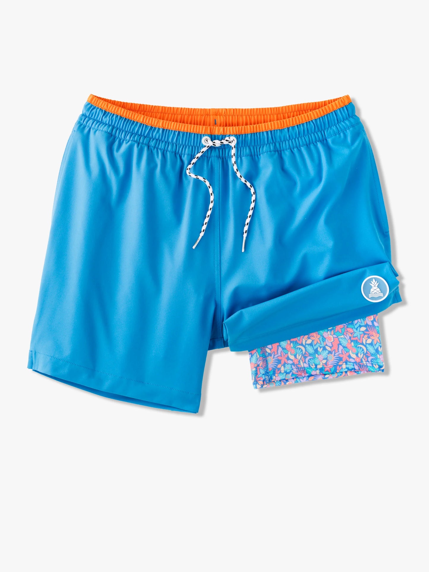 The Blue Barracudas 5.5" Classic Lined Swim Trunk