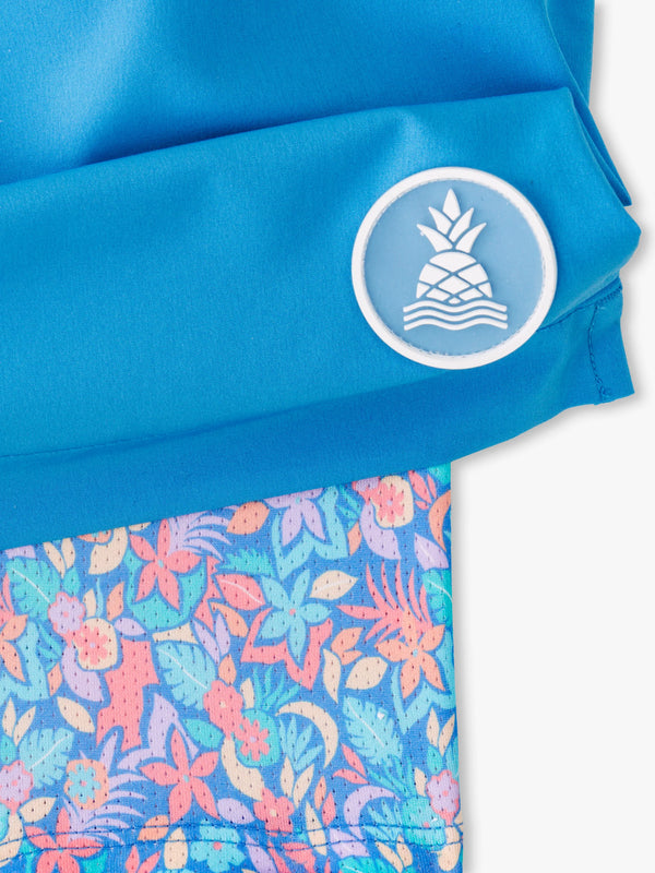 The Blue Barracudas 5.5" Classic Lined Swim Trunk