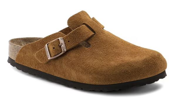 Boston Soft Footbed - Suede Leather - Mink