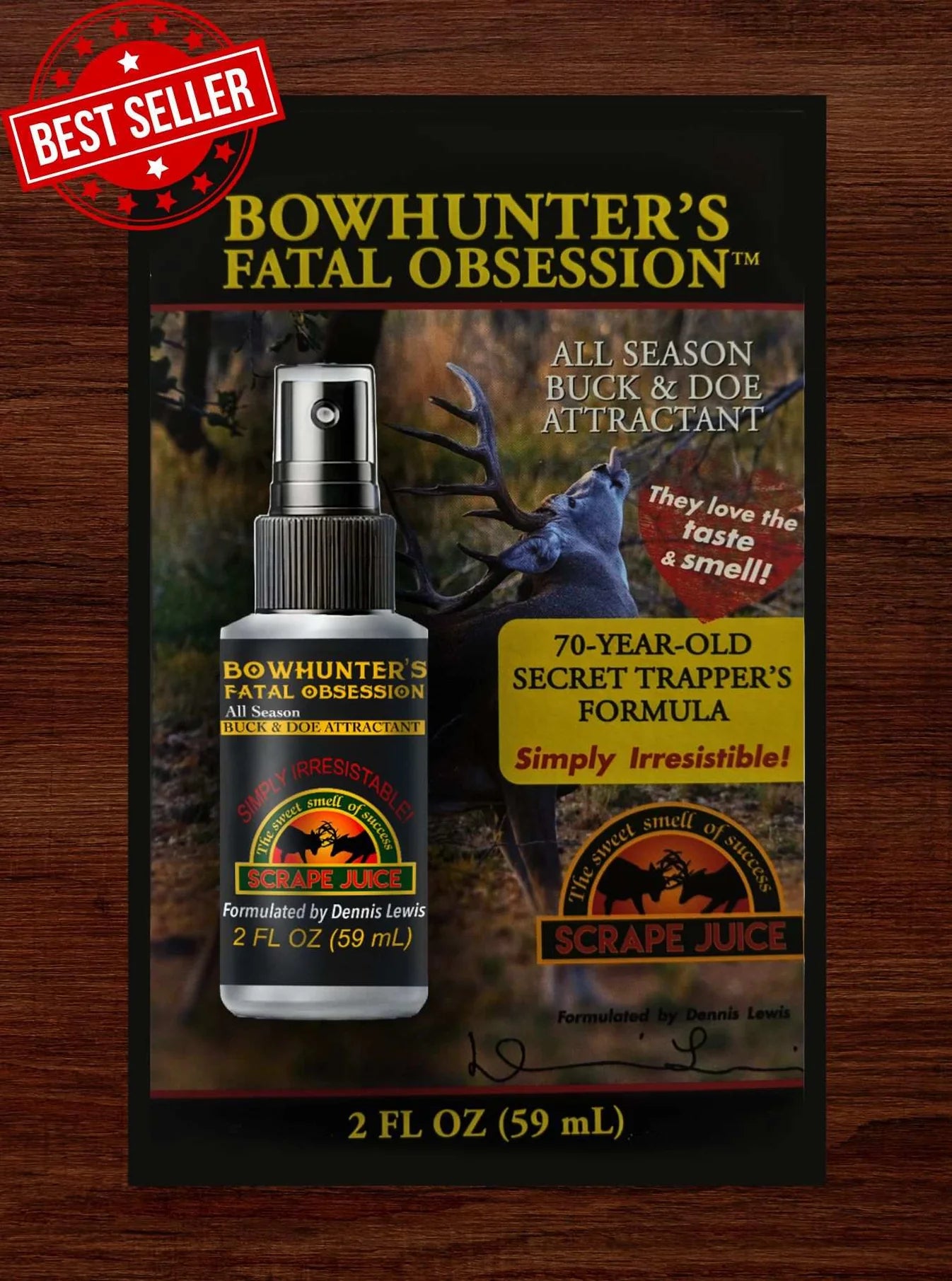 Bowhunter's Fatal Obsession 'BFO' | All-Natural Deer Lure 2oz