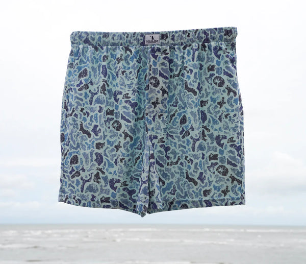 Boxer Shorts - Distressed LCF Cobalt