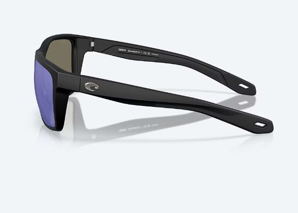Broadbill II Matte Black Blue Mirror 580G