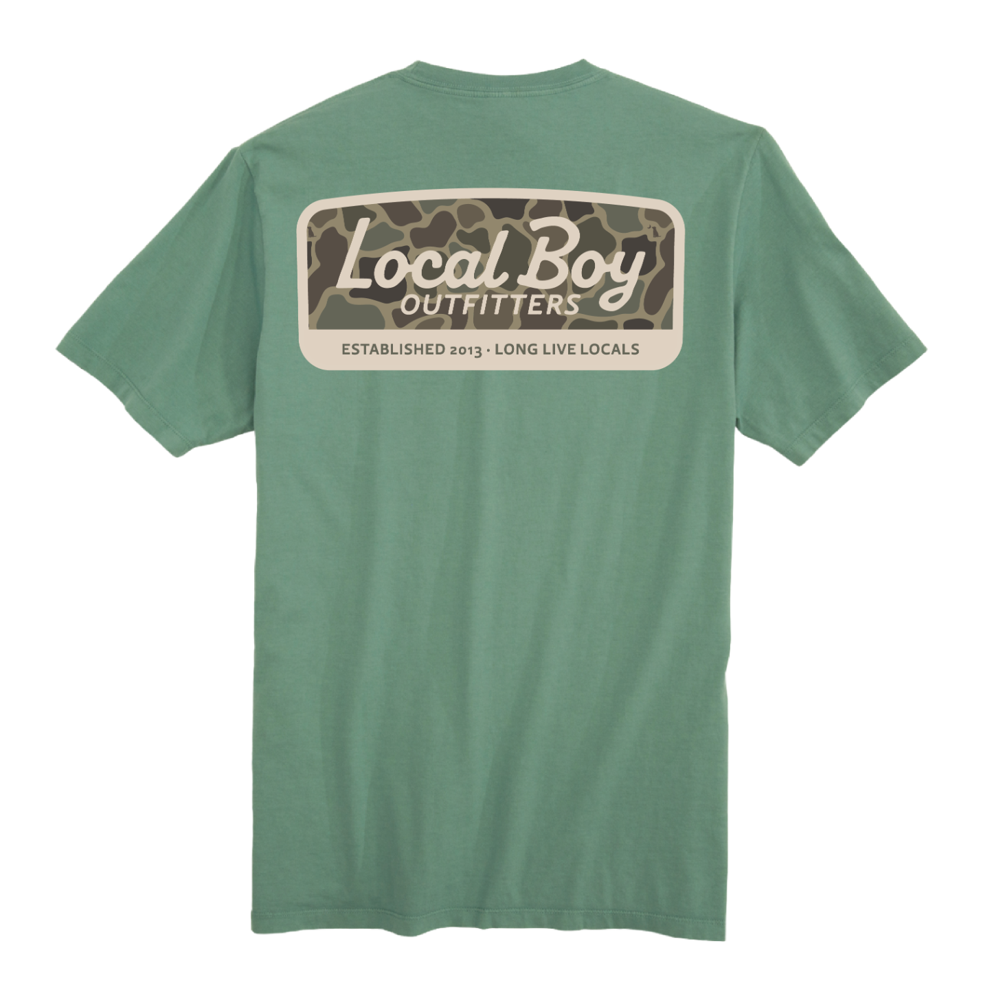 Brush Camo SS Tee - Light Green