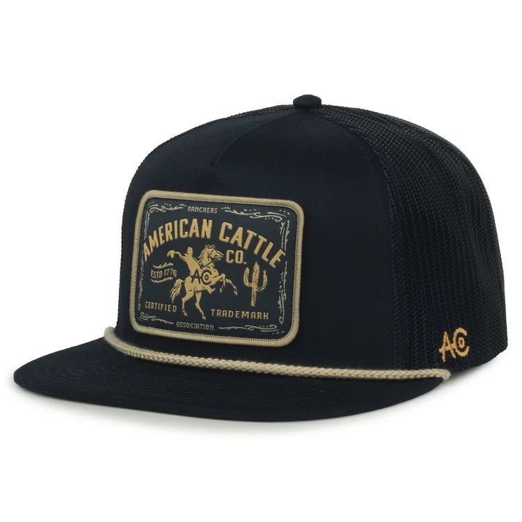 Bucking Horse Hat - Navy