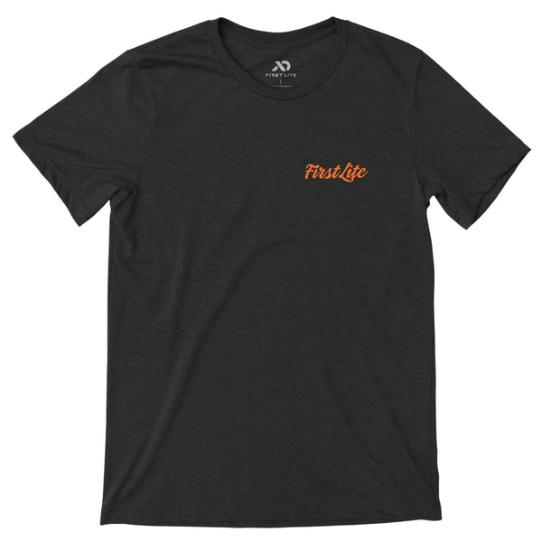 Bugle Badge T-Shirt - Dark Gray Heather