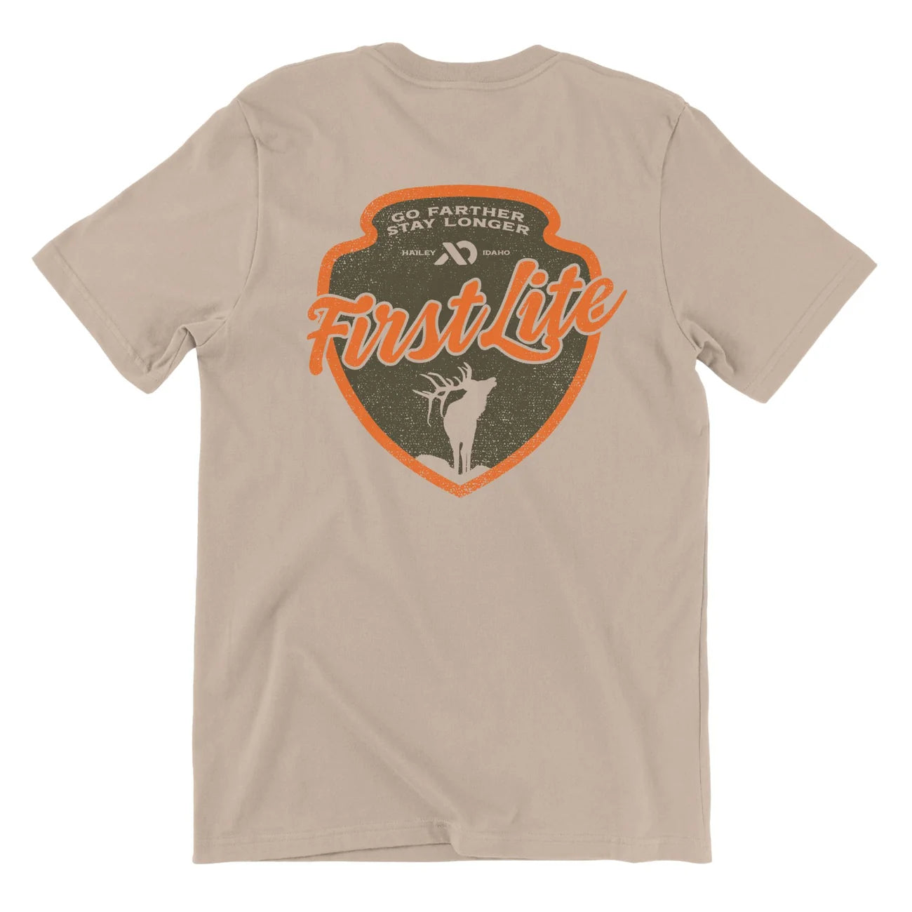 Bugle Badge T-Shirt - Tan