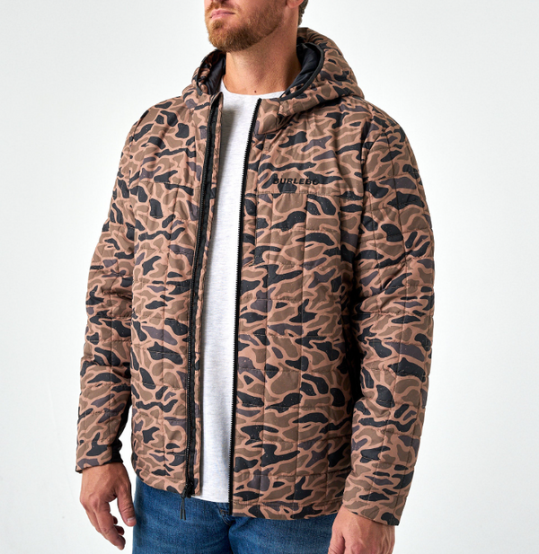 Puffer Jacket- Gauge Camo
