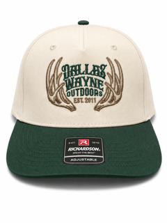 DW Shed Logo Hat - Cream & Green