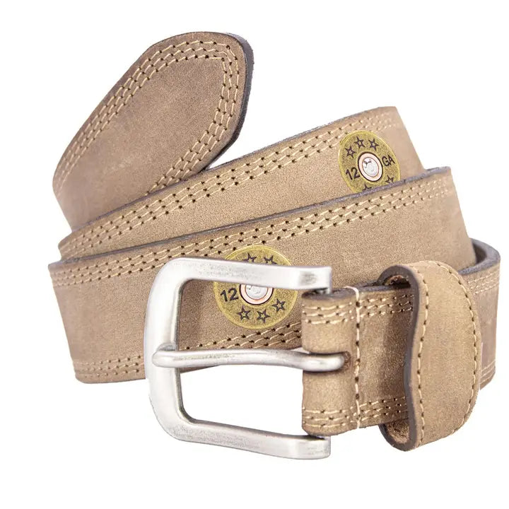 Crazyhorse Light Brown Belt - Shotshell