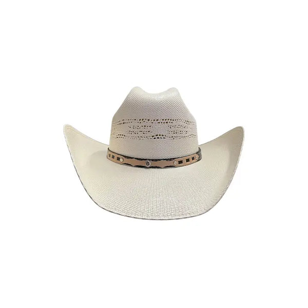 Unisex Cattleman Straw Cowboy Hat