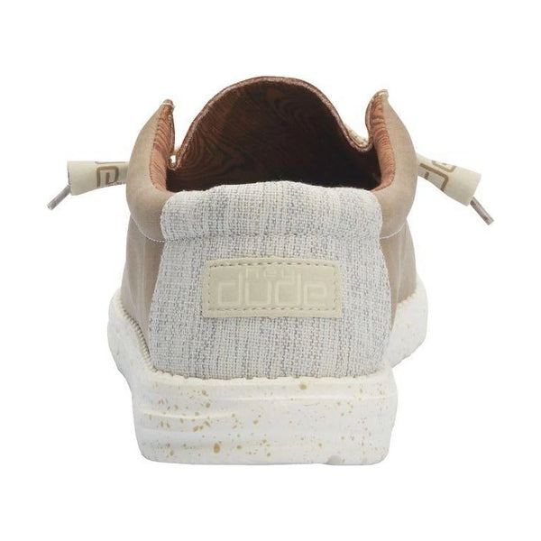 Wally Recycled Leather-Travertine