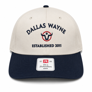 Dallas Wayne Branding Hat - Lone Star - Cream/Navy