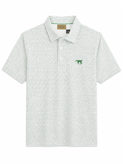 Tonal Pointer Performance Polo - Navy Dot
