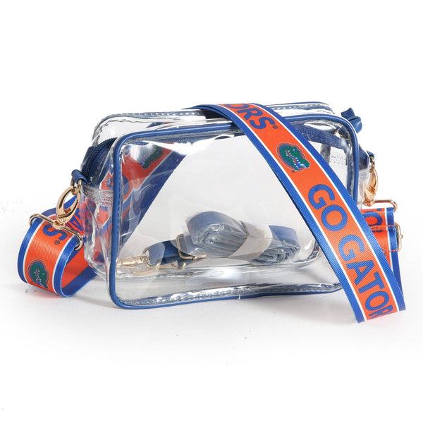 Florida Gators Bridget Clear Purse – Stadium Bag with Custom Strap: Default Title (wholesale)
