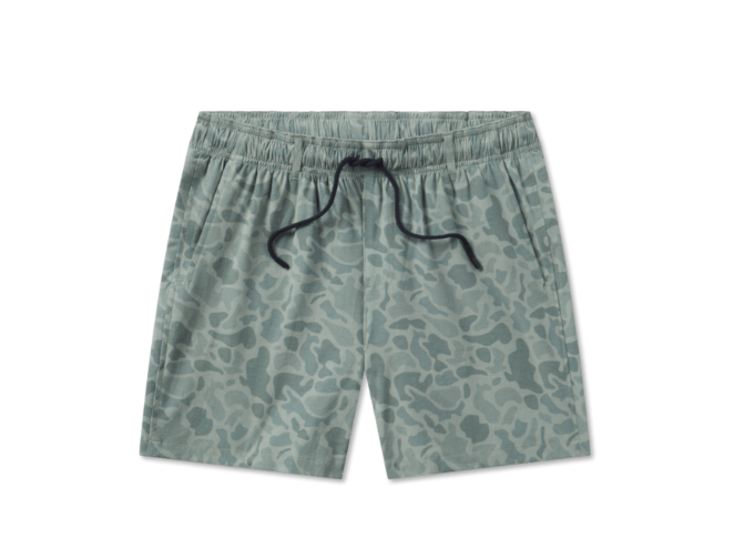 Harbor Stretch SEAWASH Lined Trunk - Camo - Dark Olive