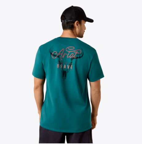 MNS Ariat Cattle Skull Freedom Classic Fit T-Shirt
