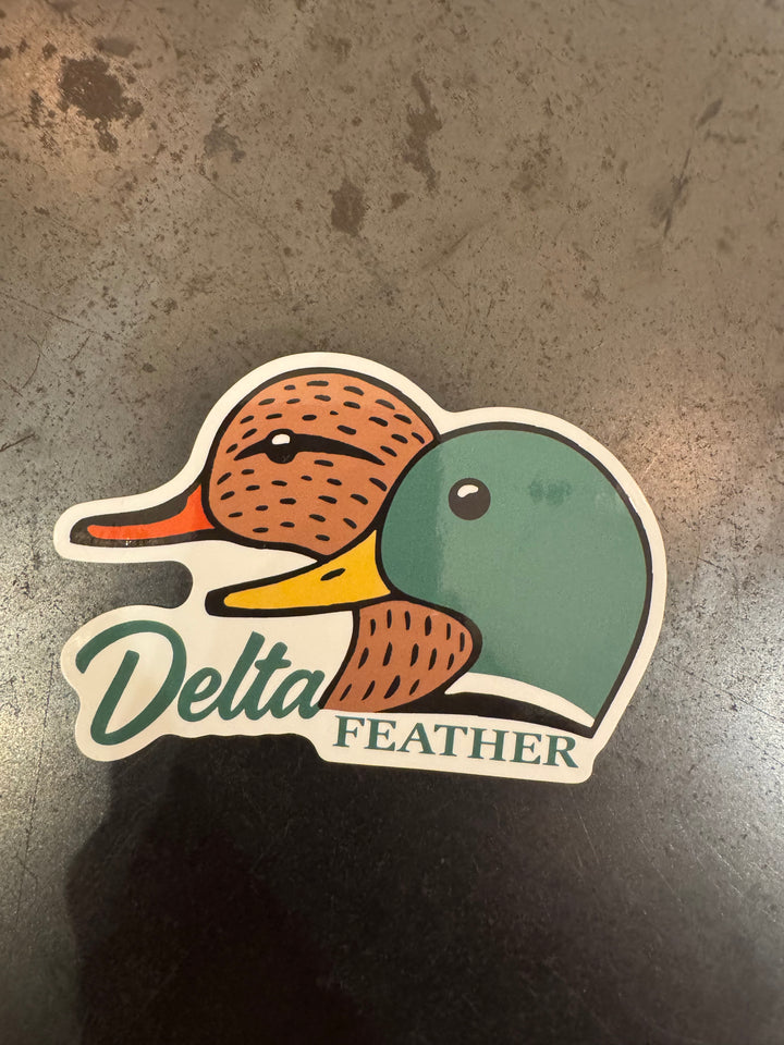 Retro Duck Head Sticker