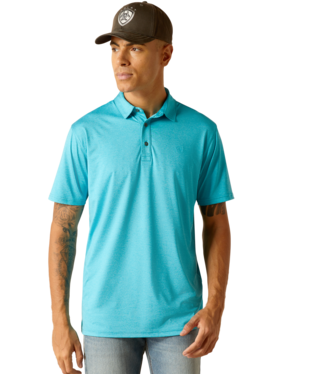 Men's Charger 2.0 Fitted Polo - Turquoise Reef