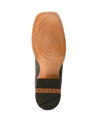Wiley Cowboy Boot Black Elephant Roughout Print