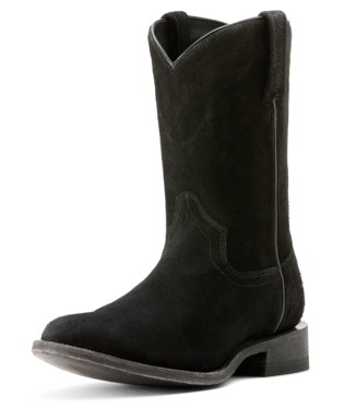 Downtown Boot - Stonewashed Black Suede