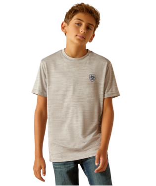 Youth Charger Spirited Tee - Light Grey Heather