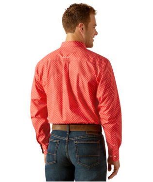 Men's Wrinkle Free Wilkie LS Shirt - Cayenne