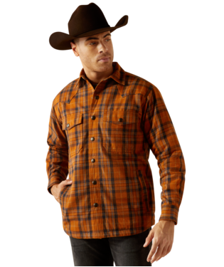 Harvey Retro Shirt Jacket - Pecan