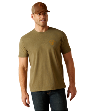 Men's Ariat Bisbee Circle T-Shirt - Military Heather