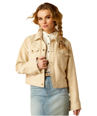 Women's Rodeo Cropped Jacket - Oyster