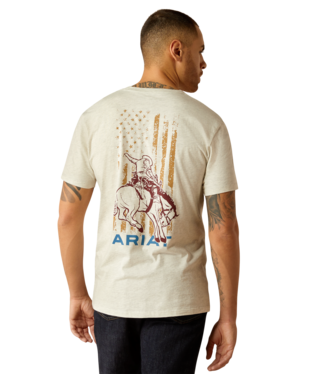 Ariat Rodeo Proud T-Shirt - Oatmeal Heather