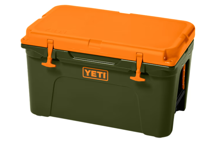 Tundra® 45 Hard Cooler - Olive/King Crab Orange