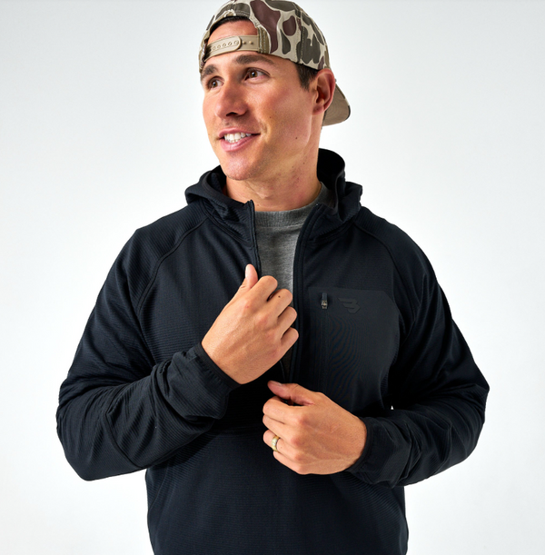 Blaze Tech Quarter Zip- Black