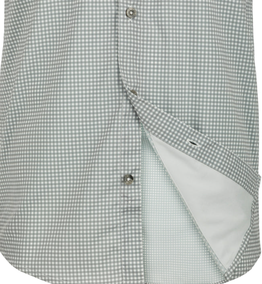 Frat Gingham Check S/S Button Down - Quarry