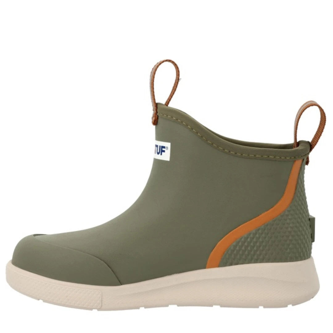 Kids Ankle Deck Boot - Green