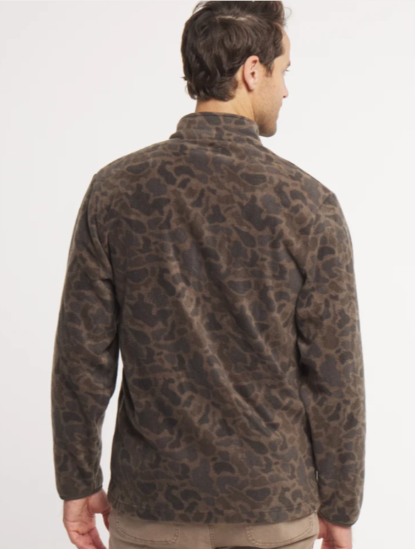 Longfellow Fleece Jacket - Retro Camo - Stone Brown