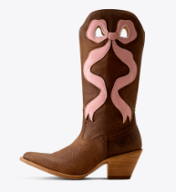 Women's Beaux Western Boot - Weathered Tan/Baby Pink