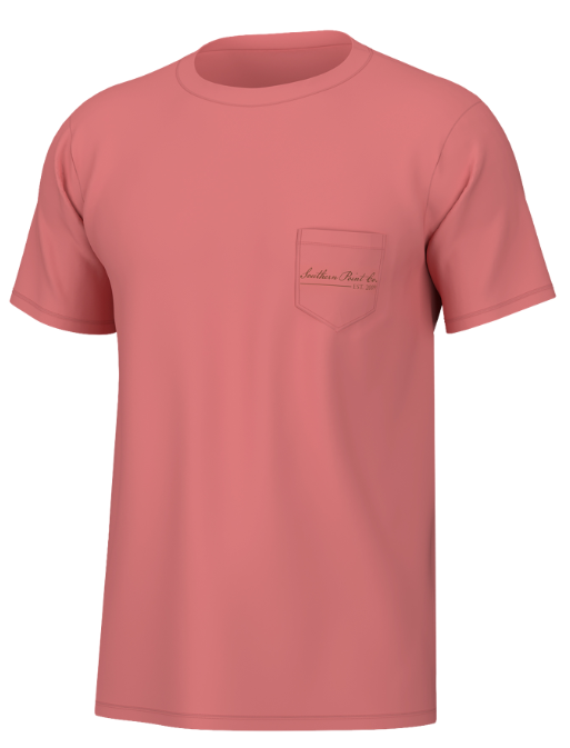 Youth Beach Chairs SS Tee- Cranberry