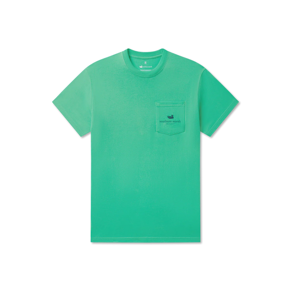 Fading Fast Tee- Bimini Green