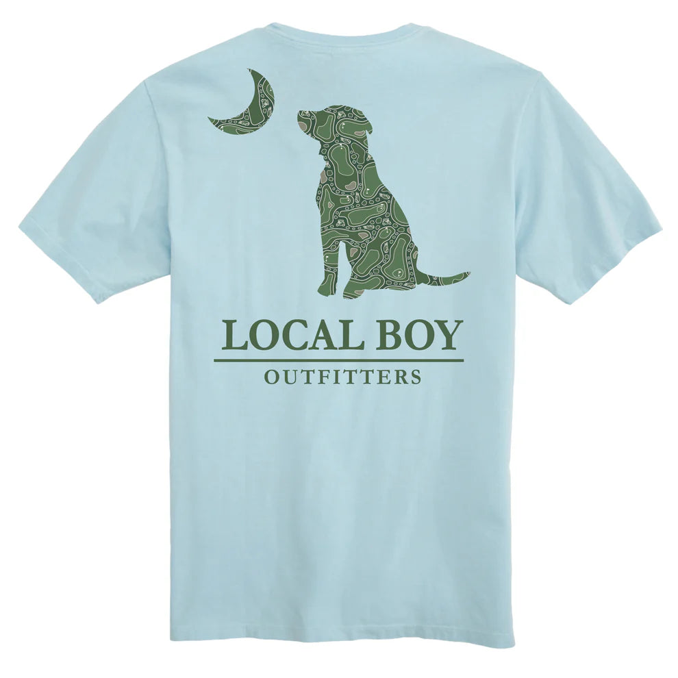 Par 3 Dog & Moon Tee - Chambray
