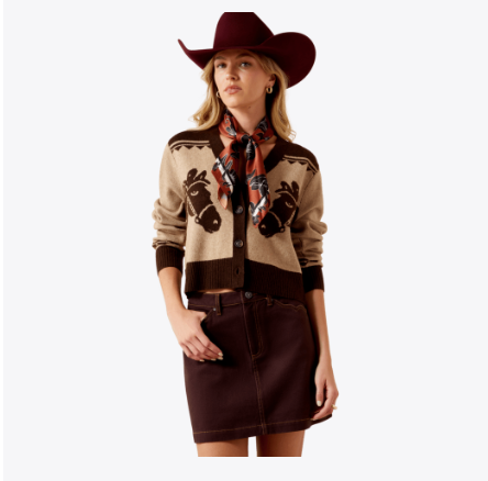Colter Cardigan - TIGER'S EYE/CHICORY COFFEE
