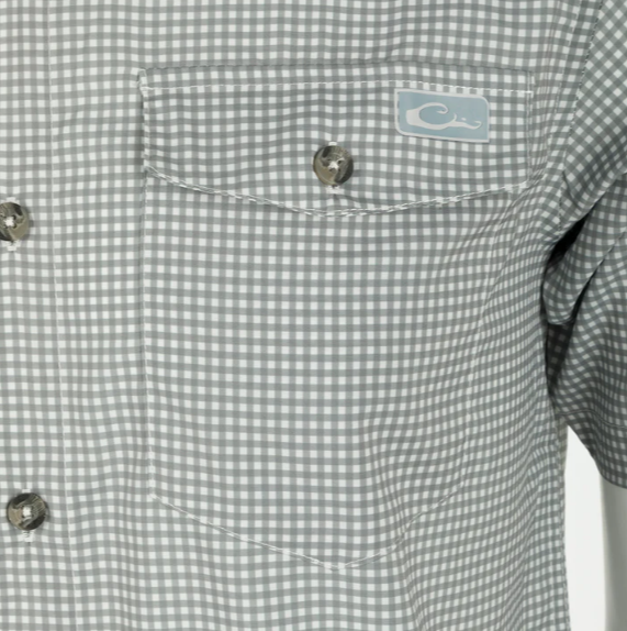 Frat Gingham Check S/S Button Down - Quarry