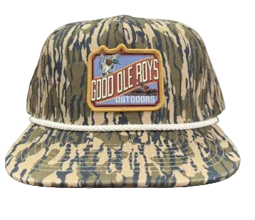 GOB Duck Hunter Patch Rope Hat - Bottomland