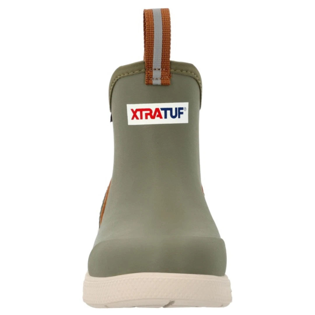 Kids Ankle Deck Boot - Green