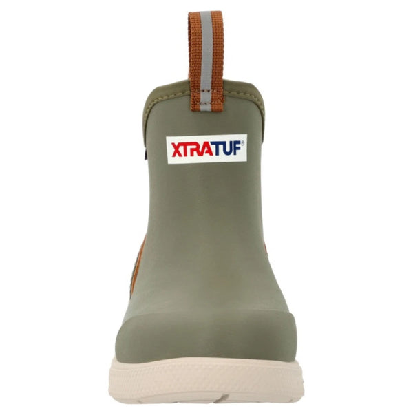 Kids Ankle Deck Boot - Green