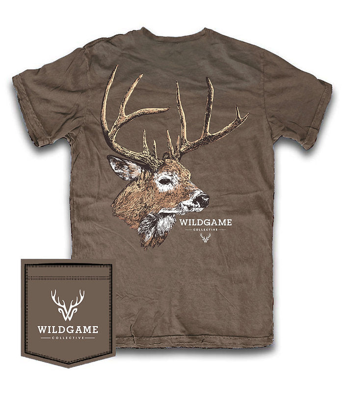 Wildgame Buck Tee- Brown