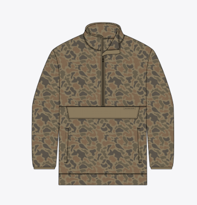 Youth Wadsworth Fleece - Light Bown Camo